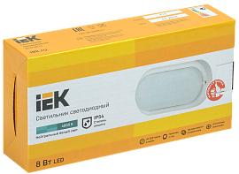 Светильник LED ДПО 4011 8Вт IP54 4000K овал белый IEK