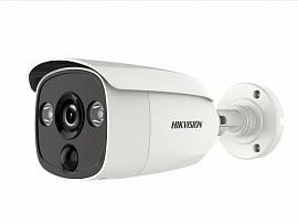 Камера видеонаблюдения (видеокамера наблюдения) аналоговая уличная цилиндрическая HD-TVI 2 Мп, объектив 2.8 мм DS-2CE12D8T-PIRL (2.8mm) HikVision