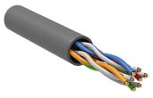 Витая пара неэкранированная U/UTP кат.5e 4x2x0,51 (24 AWG) PVC Серая одножильная внутренняя LC1-C5E04-111 ITK (9м)