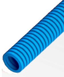 Труба ПНД гофрированная 25 мм синяя Промрукав PR02.0096