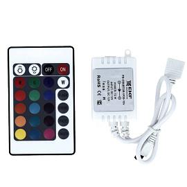 Драйвер-контроллер для RGB LED-ленты 72Вт IP20 12В с ИК пультом Proxima FD-CRGB72ir-IP20-12v EKF