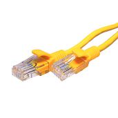 Патч-корд SUPRLAN UTP 5e 4x2 26AWG (7x0.16mm) Cu LSZH желтый 2м 10-0163