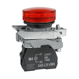 Сигнальная лампа OptiSignal D22 C4-L-M4 красная металл 230-240VAC XB4BVM4 332176 КЭАЗ