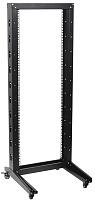 ITK 19" однорамная стойка, 42U, 600x600, на роликах, черная LF05-42U66-1R IEK
