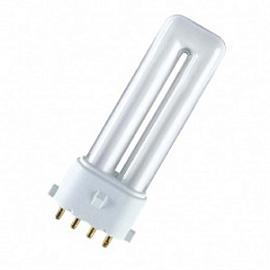 Лампа компактная люминесцентная КЛЛ энергосберегающая 9Вт 2G7 Dulux S/E 840 4000К холодный свет 150х34  4050300020174 / 4099854123825 OSRAM