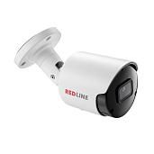 Камера видеонаблюдения (видеокамера наблюдения) IP уличная цилиндрическая 5Мп c WDR100 RL-IP15P-S.WDR RedLine