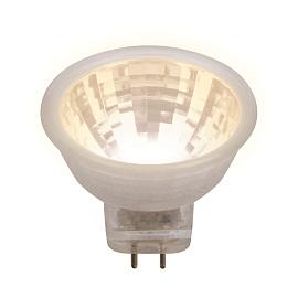 Лампа светодиодная 3 Вт GU4 MR11 3000К 200Лм прозрачная 12В Рефлектор LED-MR11-3W/WW/GU4 GLZ21TR UL-00001700 Uniel
