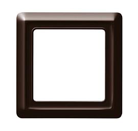 Рамка для розеток и выключателей 1 пост Allwetter 44, коричневый (1730-0-0275) 2CKA001730A0275 ABB