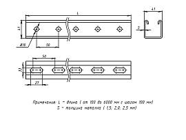 STRUT-профиль 41х41х2,5х6000 EKF