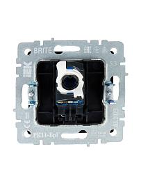 Розетка компьютерная RJ45 кат.6 РК11-БрГ графит BRITE BR-K10-2-K53 IEK