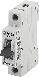 Выключатель автоматический 1П однополюсный 20А характеристика C 6кА Pro ВА47-63 ( NO-901-51 ) Б0031823 ЭРА