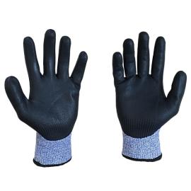 Перчатки для защиты от порезов DY1350FRB-B/BLK-9, размер 9 SCAFFA; HPPE+стекловолокно