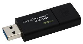 Накопитель USB 3.0 32GB DataTraveler 100 G3 черный DT100G3/32GB Kingston