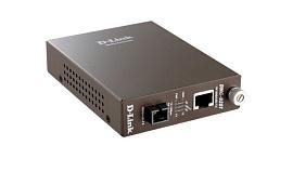 Медиаконвертер DMC-920T/B10A WDM с 1 портом 10/100Base-TX и 1 портом 100Base-FX с разъемом SC (ТХ: 1550 нм, RX: 1310 нм) для одномодового оптического кабеля (до 20 км) DL-DMC-920T/B10A D-Link