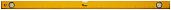 Уровень "Лайт", 3 глазка, желтый корпус, шкала 1000 мм 18015 КУРС