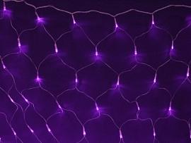 Гирлянда NTLD144-V-E Сетка Led , ул,144 фиолетовых светодиодов 1,5х1м