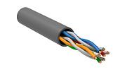 Витая пара U/UTP кат.5E 4х2х0,51 (24 AWG) PVC Серый solid (305м) РФ/Т LC1-C5E04-111-T-R ITK (110м)