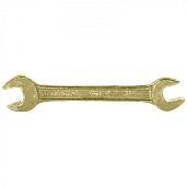 Ключ рожковый, 12х13 мм, желтый цинк  СИБРТЕХ 14305