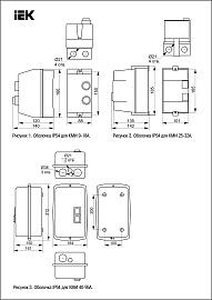 Оболочка для КМИ 40-95А IP54 KKM-3 IEK