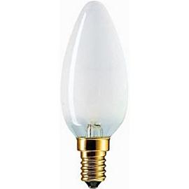 Лампа накаливания декоративная свеча 60Вт Е14 матовая B-35 230V frosted 871150001176350 PHILIPS