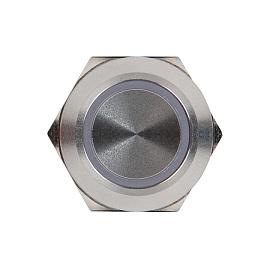 Кнопка S-Pro67 19мм с фиксацией с белой подсветкой 230В s-pro67-251 EKF PROxima