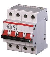 Выключатель нагрузки E200 4-полюсный 45А на DIN-рейку CDE284001R0045 ABB