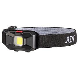 Фонарь светодиодный   3Вт COB Headlight 1201 налобный батарейка 3хААА 3 режима 29087 2 REV Ritter