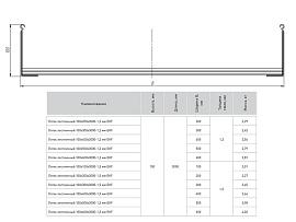 Лоток лестничный металлический 100х200х3000-1,2мм HDZ LT100200-1,2-HDZ EKF