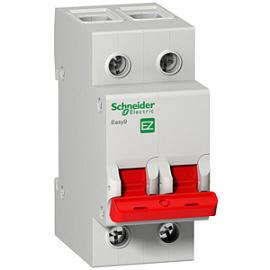 Выключатель нагрузки EASY9 2п 63А на DIN-рейку Schneider Electric (EZ9S16263)