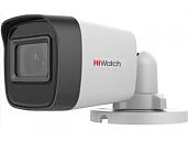Камера видеонаблюдения (видеокамера наблюдения) аналоговая уличная цилиндрическая 5Мп HD-TVI с EXIR-подсветкой до 30м HiWatch DS-T500(С) (2.8 mm)