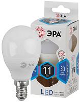Лампа светодиодная 11 Вт E14 P45 4000К 880Лм матовая 170-265В шар ( LED P45-11W-840-E14 ) Б0032988 ЭРА