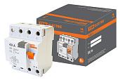Выключатель дифференциального тока ВДТ (УЗО) 40А 4П четырехполюсный 30мА (электронный) ВД63 SQ0220-0009 TDM
