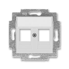 Накладка с суппортом для информационных разъемов LEVIT скрытой установки механизм с накладкой серый 2CHH291018A4016 ABB