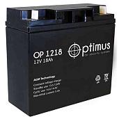 Аккумулятор свинцово-кислотный (аккумуляторная батарея)  12 В 18 А/ч OP 1218 Optimus