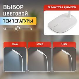 Светильник светодиодный настольный 9Вт LED белый ( NLED-453-9W-W ) Б0019130 ЭРА