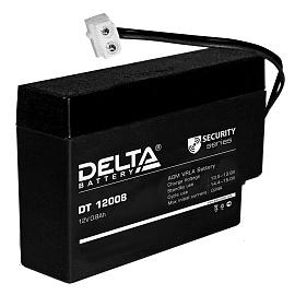 Аккумулятор свинцово-кислотный (аккумуляторная батарея)  12 В 0.8 А/ч DT 12008 DELTA