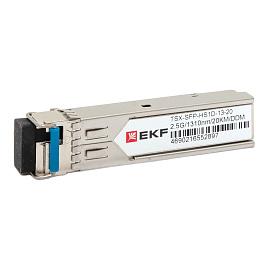 SFP модуль 2,5 Гбит одинарное одномодовое оптоволокно Tx1310нм/Rx1550нм 20км TSX-SFP-HS1D-13-20 EKF