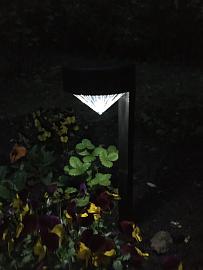 Светильник садовый SL-PL42-DMD на солнечной батарее пластик черный 42 см (24/672) Б0007511 ЭРА