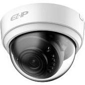 Камера видеонаблюдения (видеокамера наблюдения) IP купольная 1/3" 4Мп КМОП, объектив фиксированный 3,6мм EZ-EZ-IPC-D1B40P-0360B