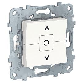 Выключатель для жалюзи двухклавишный Unica New скрытой установки 6А схема 4 механизм белый NU520818 Systeme Electric