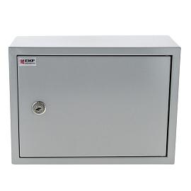 Щит  350х300х150 (ВxШxГ) IP31 ЩМП-35.30.15 (ЩМП-03) с монтажной панелью  серый PROxima (mb22-03) EKF