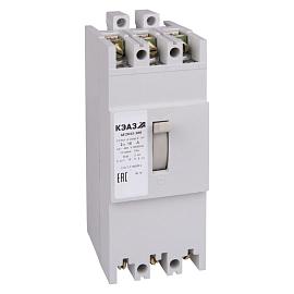 Выключатель автоматический 12,5А 3П трехполюсный тип AC тепловой и электромагнитный АЕ2046-120-12Iн-400AC-НР110AC/DC-У3 104253 КЭАЗ