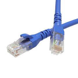 Патч-корд неэкранированный CAT6 U/UTP 4х2, LSZH, синий, 1.0м RN6UU4510BL DKC