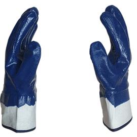 Перчатки с полным нитриловым обливом SCAFFA NBR4530-11 размер 11; манжет крага