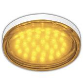 Лампа светодиодная 4,4 Вт GX53 прозрачная 220В таблетка желтый Color T5TY44ELC ECOLA