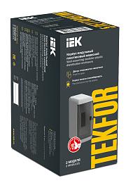 Корпус пластиковый КМПн-2 IP41 белый TEKFOR Mini TFM-KP73-N-02-41-K01-K01 IEK