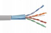 Кабель витая пара F/UTP кат.5E 4x2х24AWG solid PVC серый РФ LC1-C5E04-311-R ITK