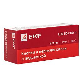 Переключатель BD21 2P c красной подстветкой 230В NO xb2-bk21-r-230 EKF PROxima