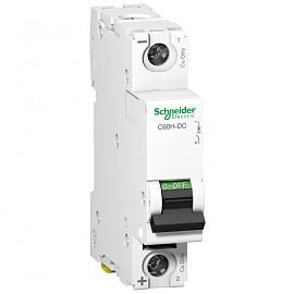 Выключатель автоматический C60H-DC 50А 1П однополюсный C 250В DC A9N61518 Schneider Electric