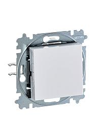 Выключатель одноклавишный LEVIT скрытой установки 10А механизм с накладкой белый / ледяной 2CHH590145A6001 ABB